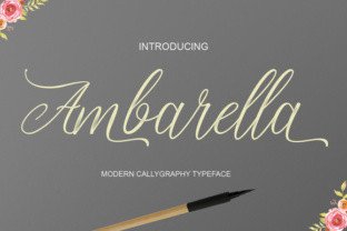 Ambarella: A Modern Script Handwritten Font for Editorial Design