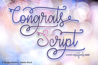 Congrats Script: An Elegant Typeface for Editorial Design