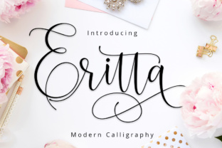 Eritta: A Modern Script Font for Editorial Design