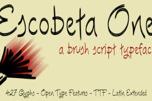 Escobeta One: A Handwritten Font for Modern Web Design