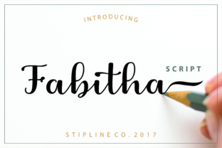 Fabitha: The Script Font for Luxurious Campaigns