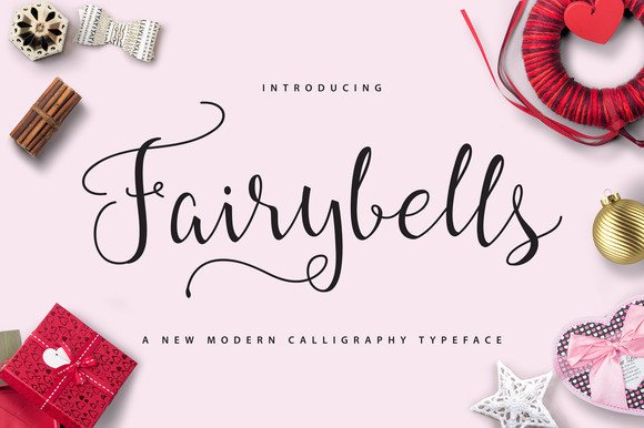 Fairybells: A Modern Calligraphy Font for Makers