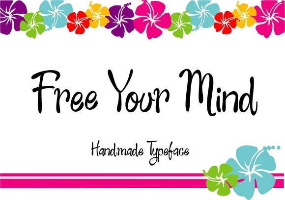Free Your Mind Typeface for Small Business Branding