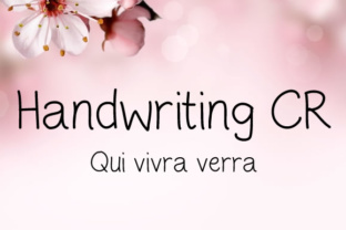 Handwriting CR Typeface Review for Branding