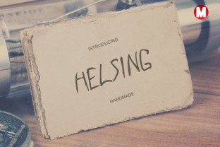 Helsing: A Modern Script Font for Digital Design