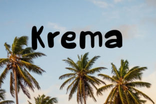 Krema: A Script Typeface for Modern Web Design