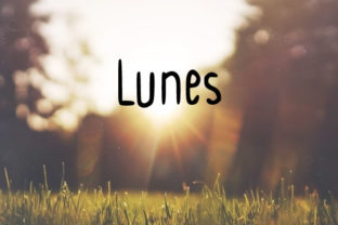 Lunes: A Handwritten Font for Authentic Branding