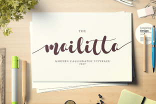 Mailitta: A Modern Script Typeface for Digital Design