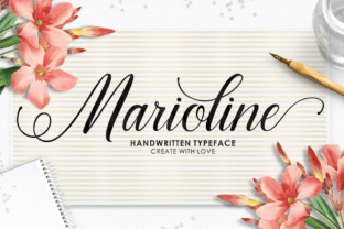 Marioline Script Typeface for Elegant Editorial Design