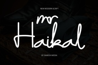 Mr Haikal: A Fresh Script Handwritten Font for Brands