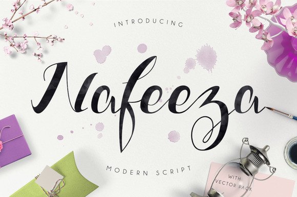 Nafeeza Typeface for Editorial Design