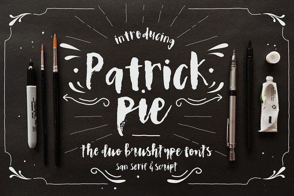 Patrick Pie: A Handwritten Font for Editorial Design
