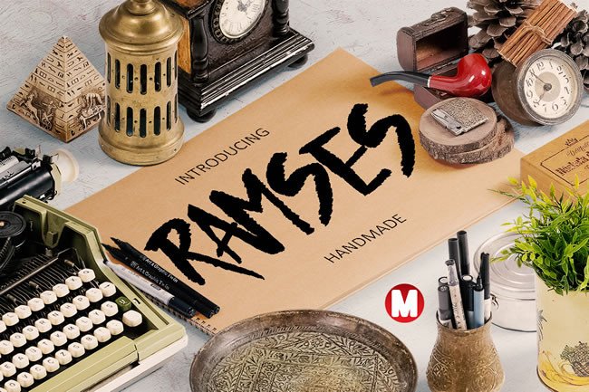 Ramses: A Handmade Script Font for Digital Branding