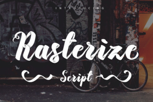 Rasterize Typeface for Editorial Design