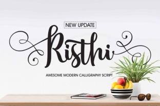 Risthi: A Modern Script Typeface for Branding