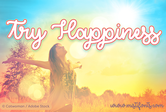 Try Happiness: A Versatile Script Font for Modern Branding