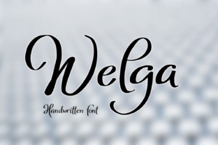 Welga: The Sweet Script Font for Makers